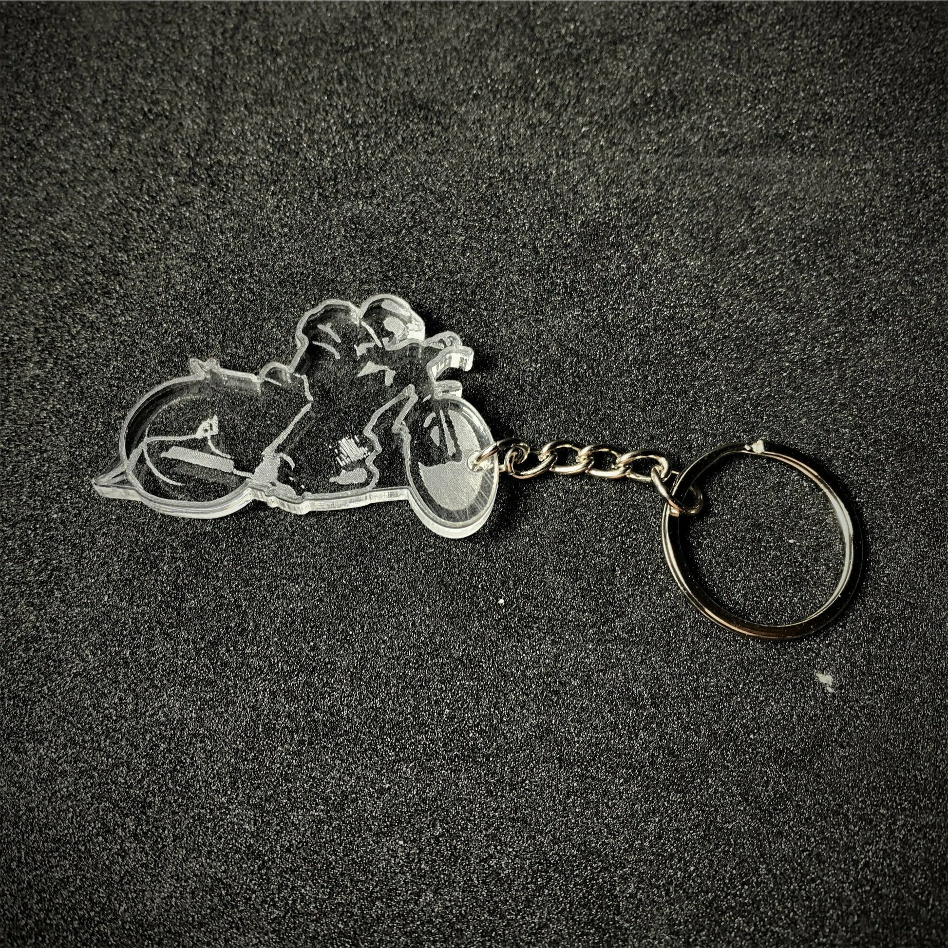 Speedway Bike Key Ring - Key Ring - Stock Car & Banger Toy Tracks