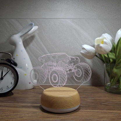 Spiderman Monster Truck LED Lamp Night Light