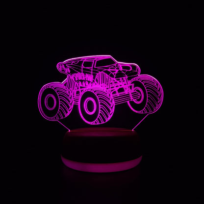 Spiderman Monster Truck LED Lamp Night Light
