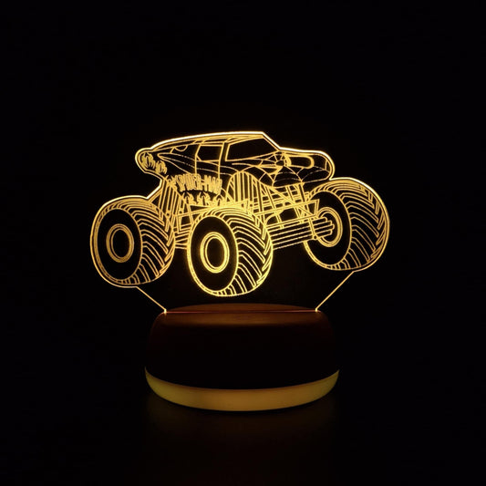 Spiderman Monster Truck LED Lamp Night Light