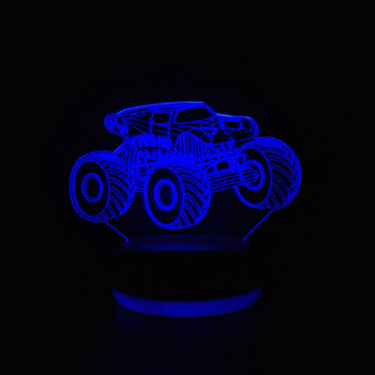 Spiderman Monster Truck LED Lamp Night Light