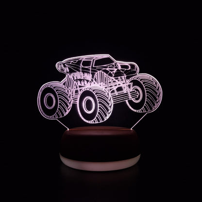 Spiderman Monster Truck LED Lamp Night Light