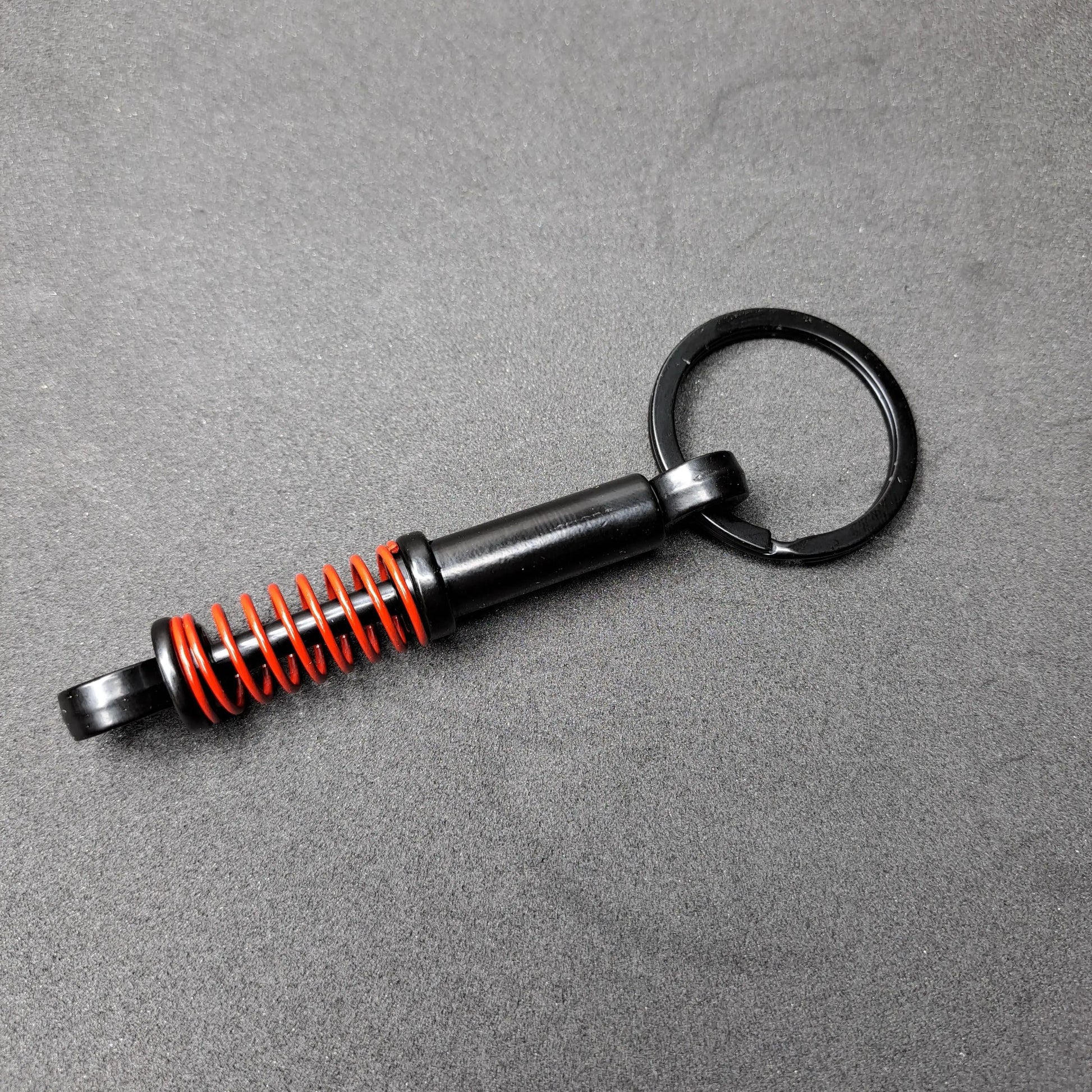 Spring Suspension Shock Absorber Keyring  Key Ring Stock Car & Banger Toy Tracks