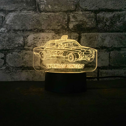 Team Black Banger LED Night Light  Night Lights & Ambient Lighting Stock Car & Banger Toy Tracks