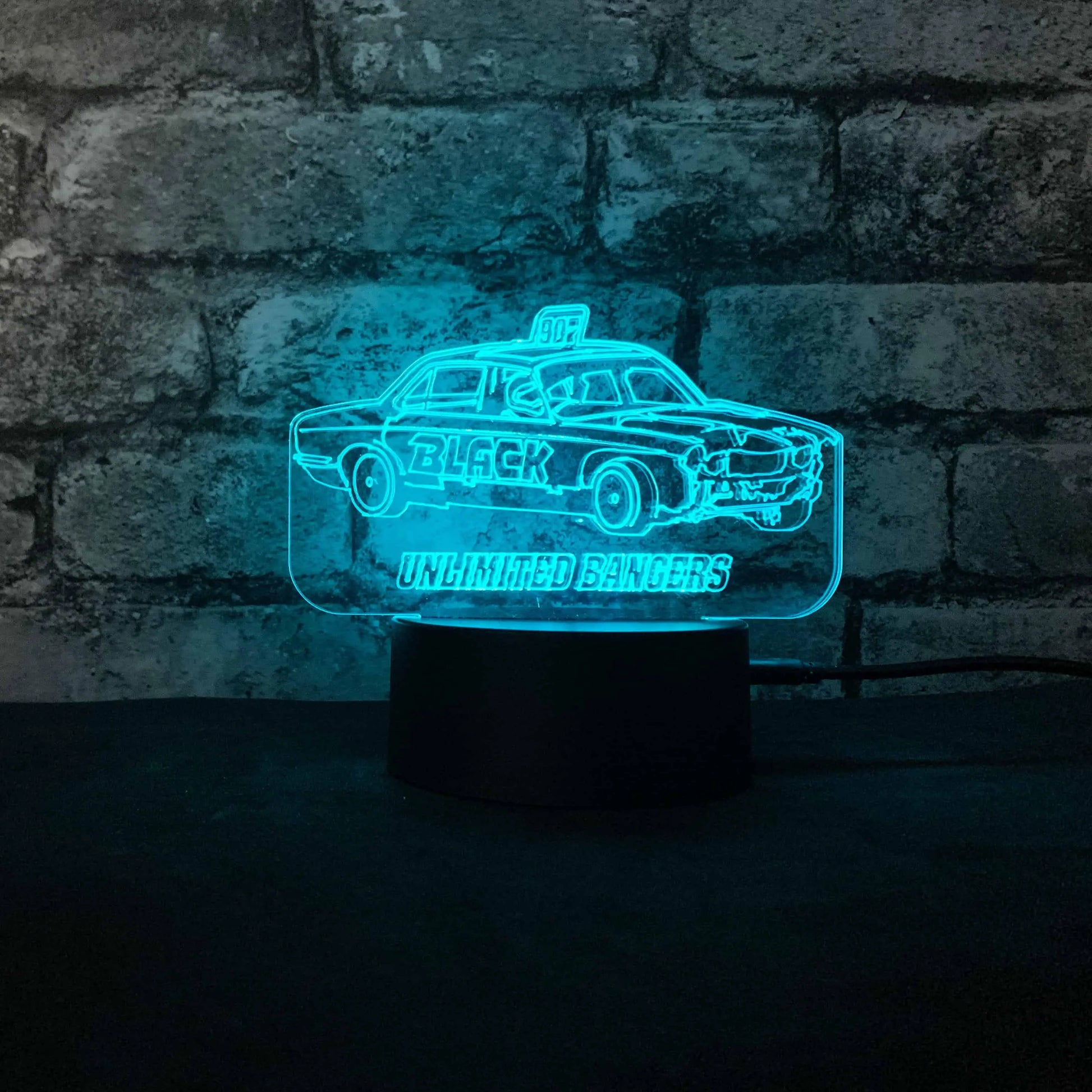 Team Black Banger LED Night Light  Night Lights & Ambient Lighting Stock Car & Banger Toy Tracks