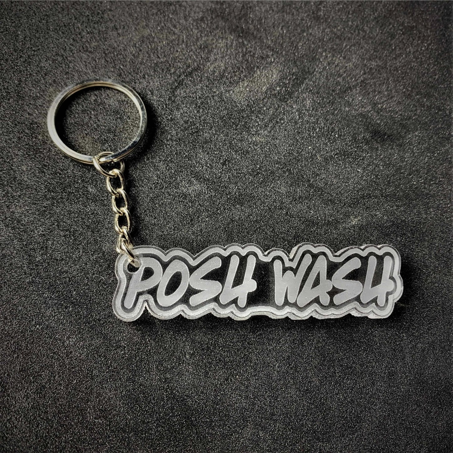 Team Poshwash Banger Key Ring - Key Ring - Stock Car & Banger Toy Tracks