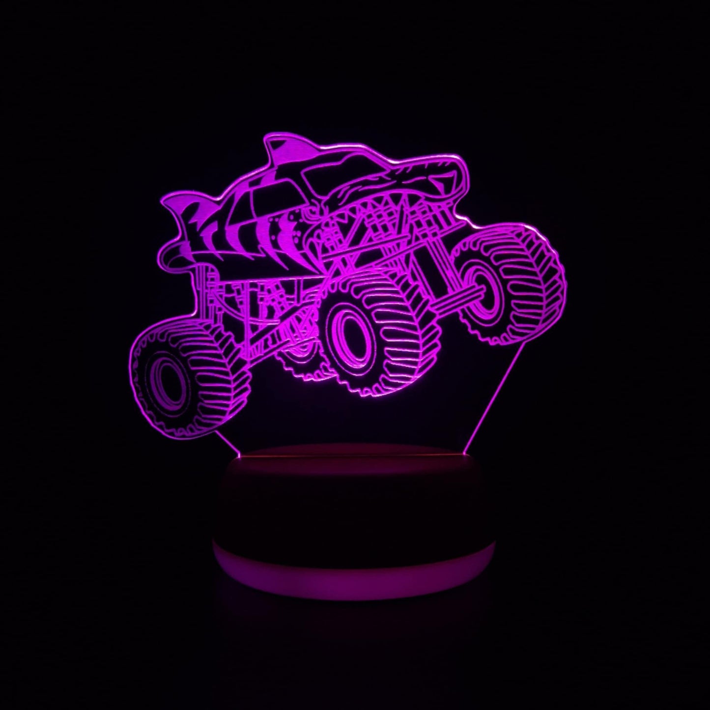 Gepersonaliseerde Monster Truck LED-lamp Nachtlampje