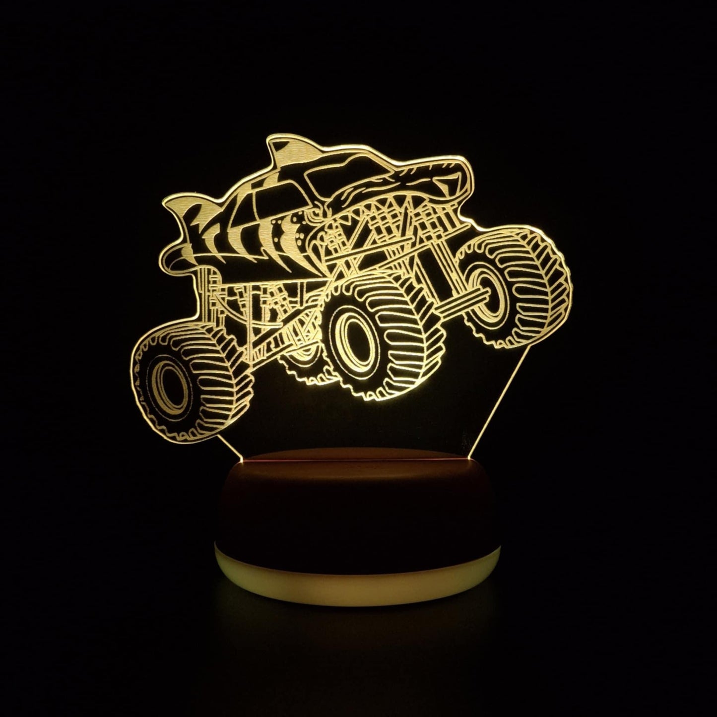 Gepersonaliseerde Monster Truck LED-lamp Nachtlampje