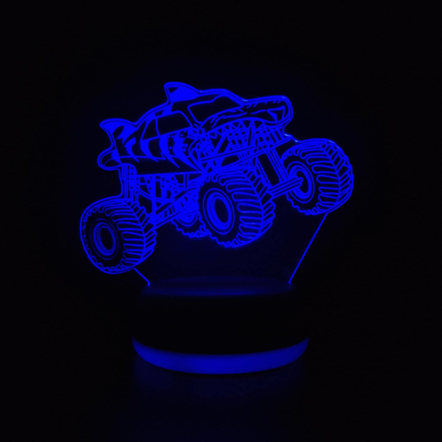 Gepersonaliseerde Monster Truck LED-lamp Nachtlampje
