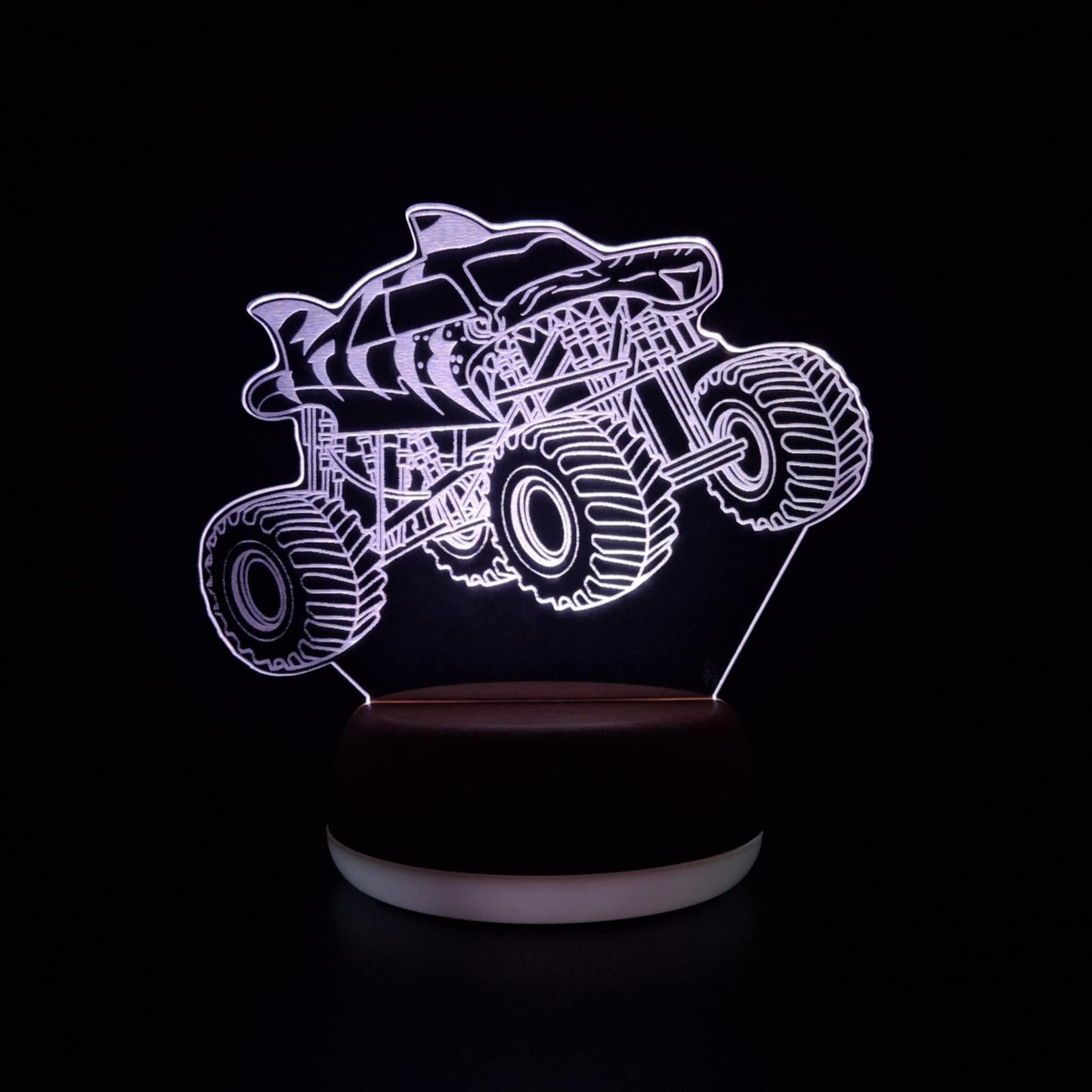 Gepersonaliseerde Monster Truck LED-lamp Nachtlampje