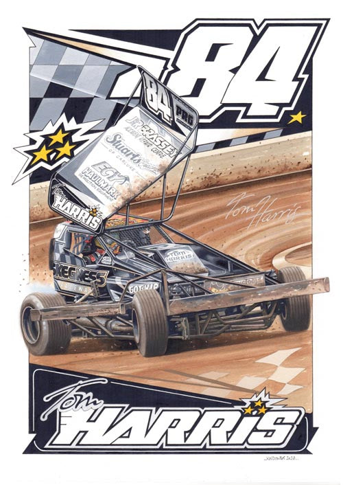 Brisca F1 #84 Tom Harris Serious Print