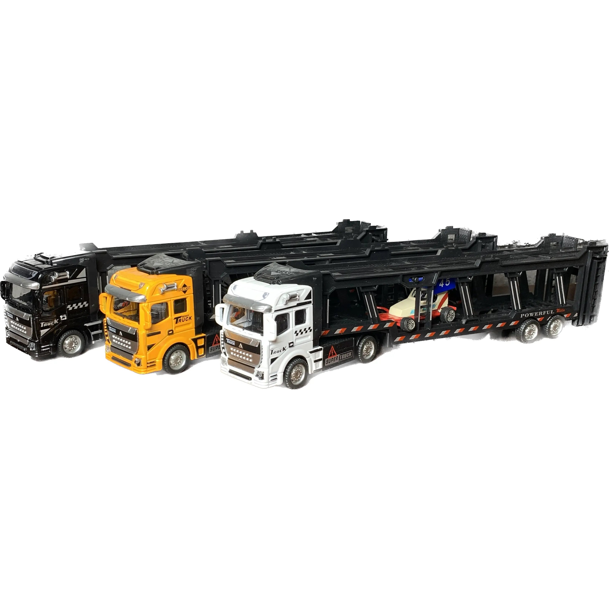 Toy Lorry - Car Carrier   Stock Car & Banger Toy Tracks