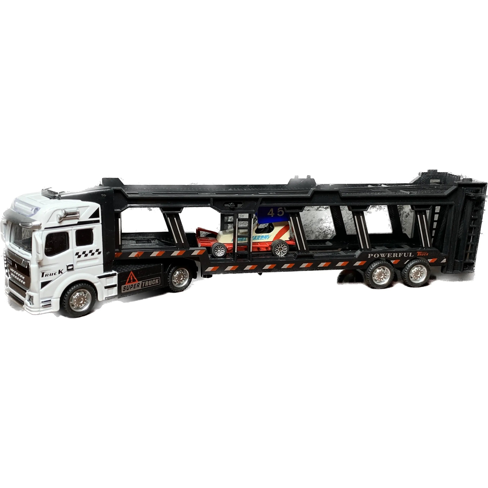 Toy Lorry - Car Carrier   Stock Car & Banger Toy Tracks