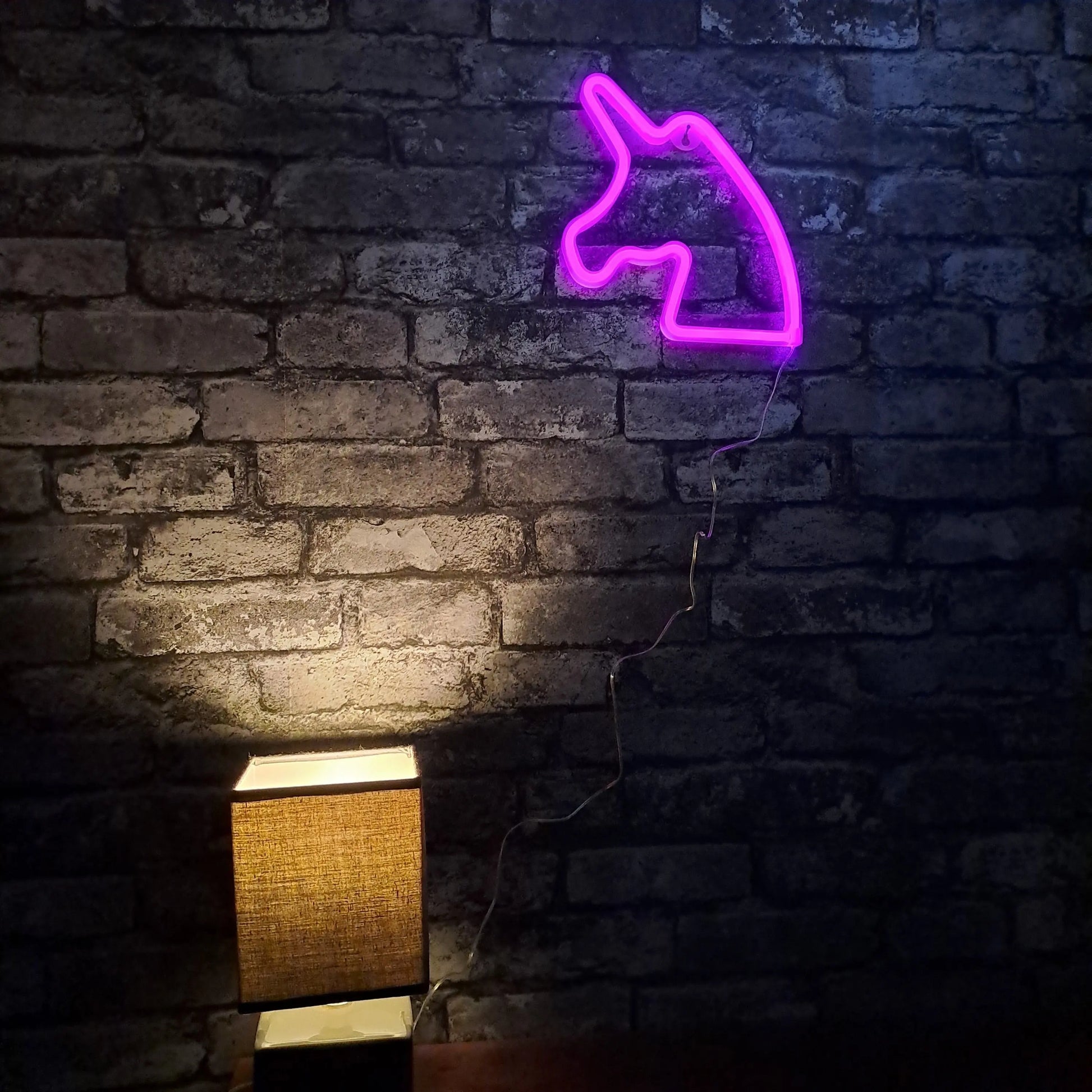 Unicorn LED NEON Wall Light - Wall Light - Stock Car & Banger Toy Tracks