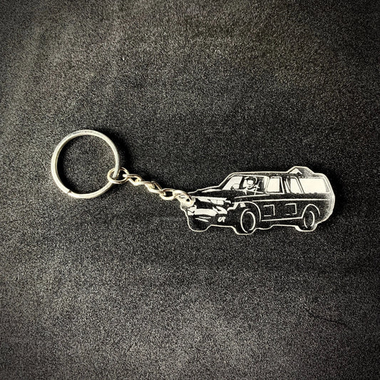 Volvo Banger Key Ring - Key Ring - Stock Car & Banger Toy Tracks