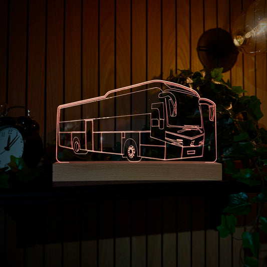 Personalised Volvo Bus LED Lamp Night Light