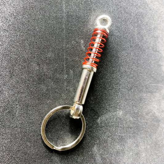 Wheel Suspension Shock Absorber Key Ring Wheel Spring Car Part Keyring Key Chain - Key Ring - Stock Car & Banger Toy Tracks