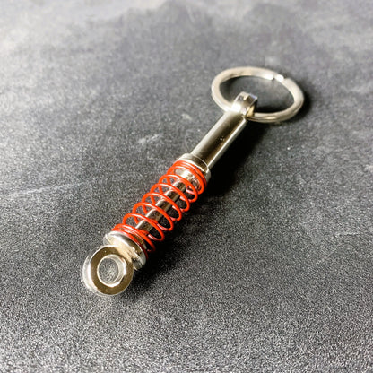 Wheel Suspension Shock Absorber Key Ring Wheel Spring Car Part Keyring Key Chain - Key Ring - Stock Car & Banger Toy Tracks