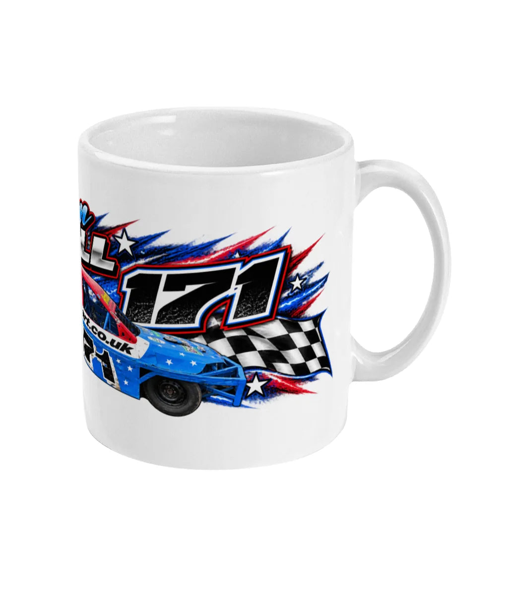 Adam O'Dell #171 2L Saloon Stock Car Mug – right side view
