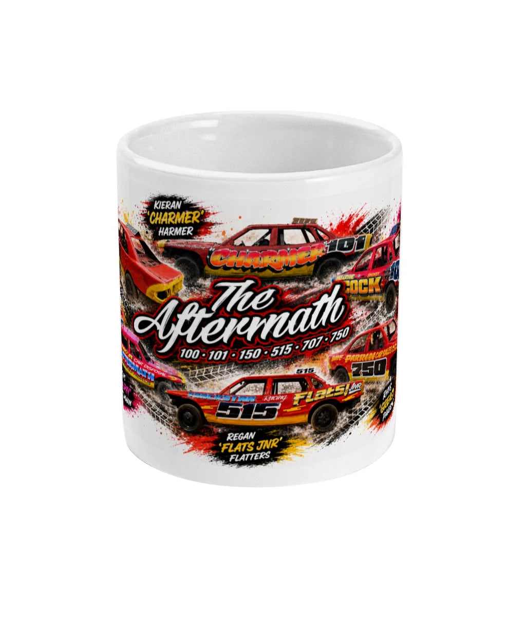 Aftermath Banger Racing Mug – front view