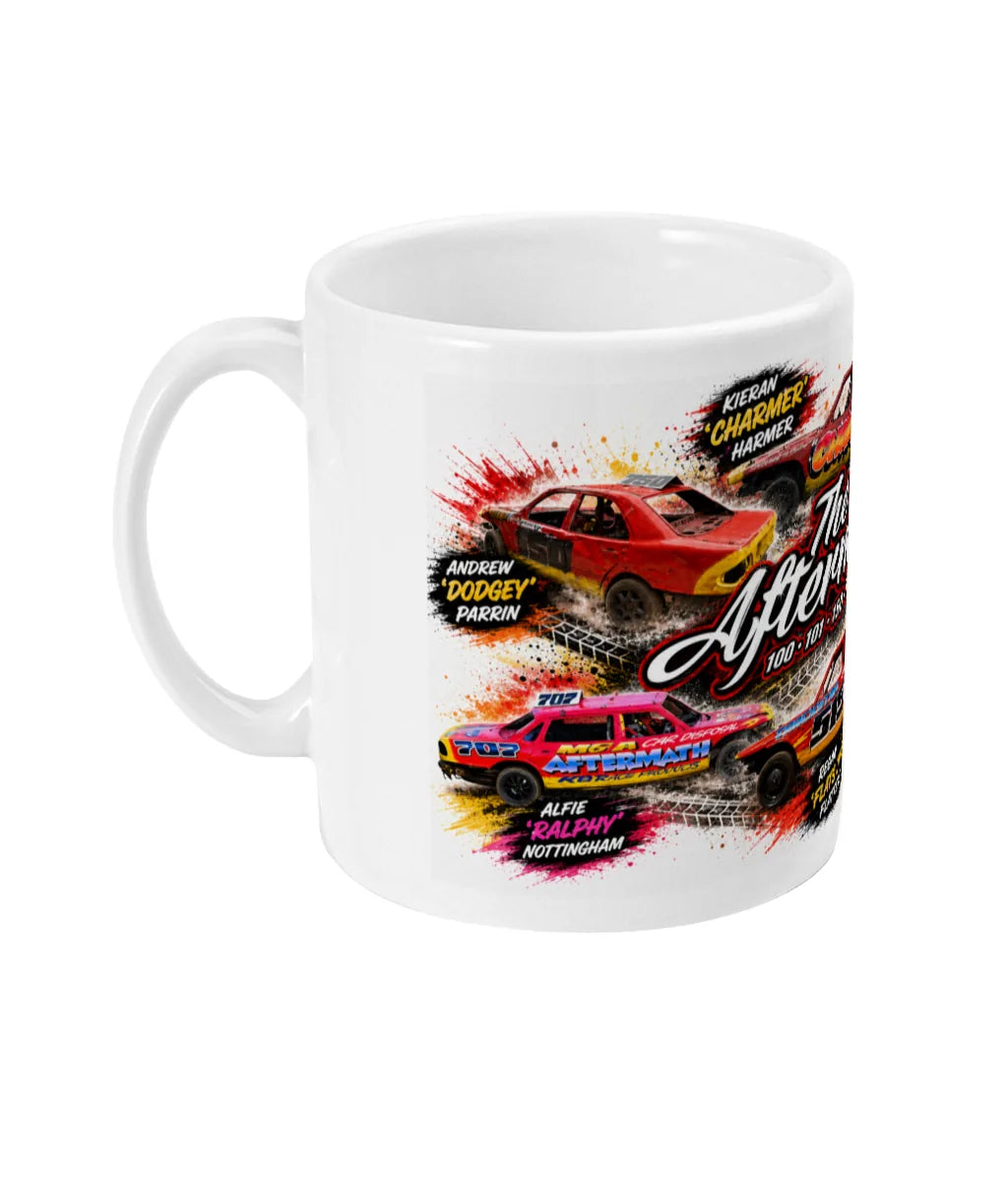 Aftermath Banger Racing Mug – left side view