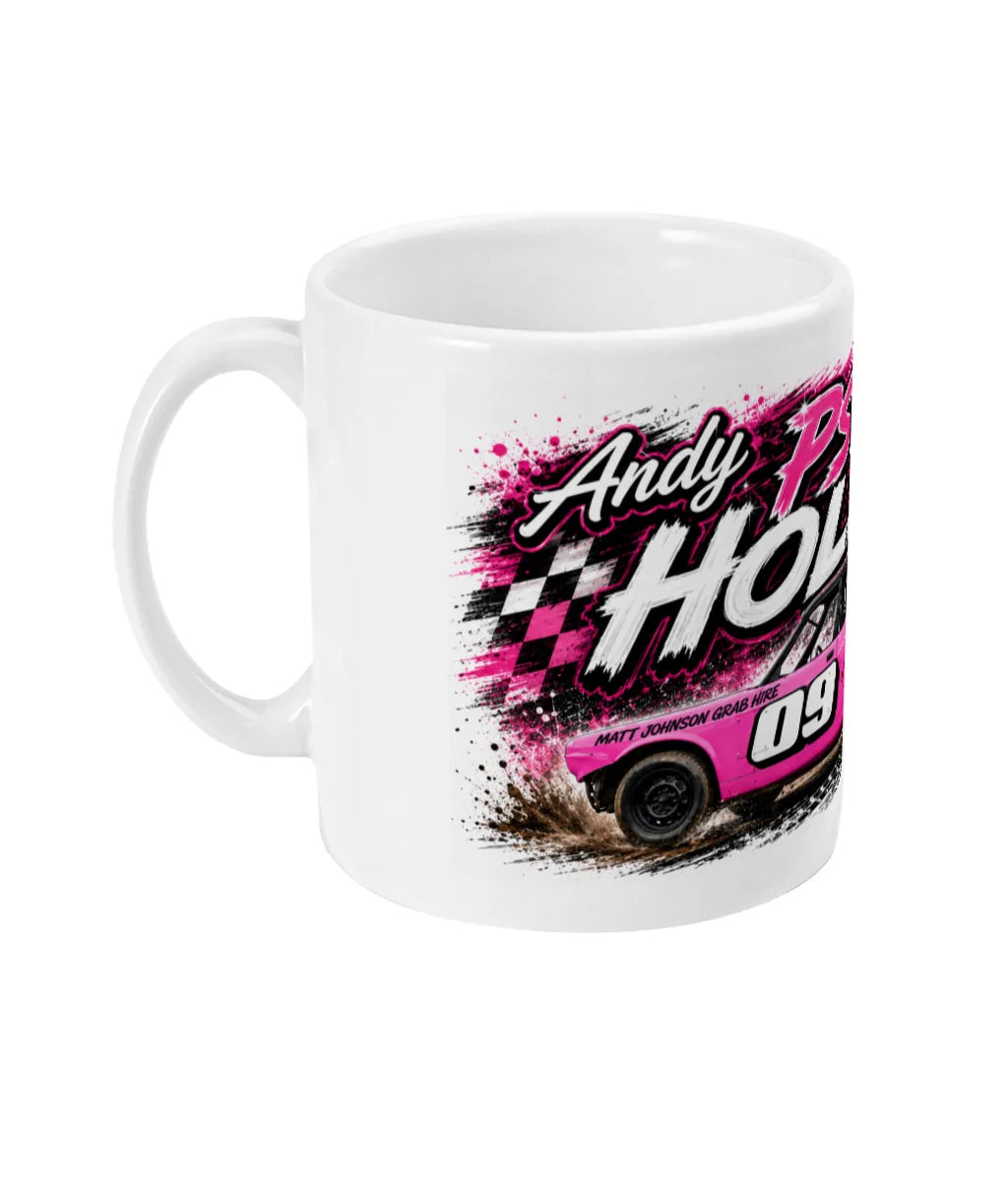 Andy “Psycho” Holmes #09 Banger Racing Mug – left side view