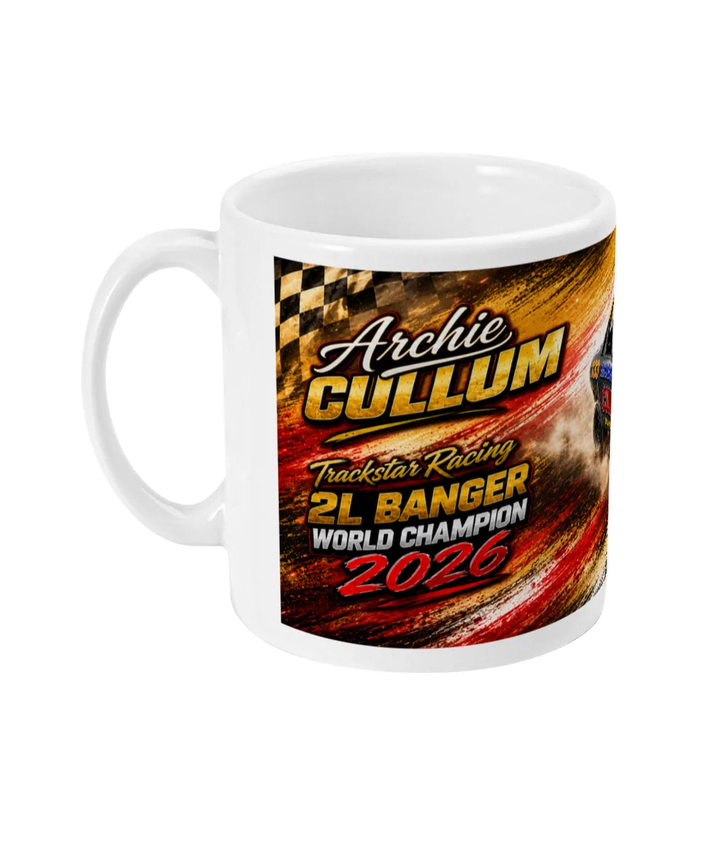 Archie Callum #133 Banger Racing Mug – left side view