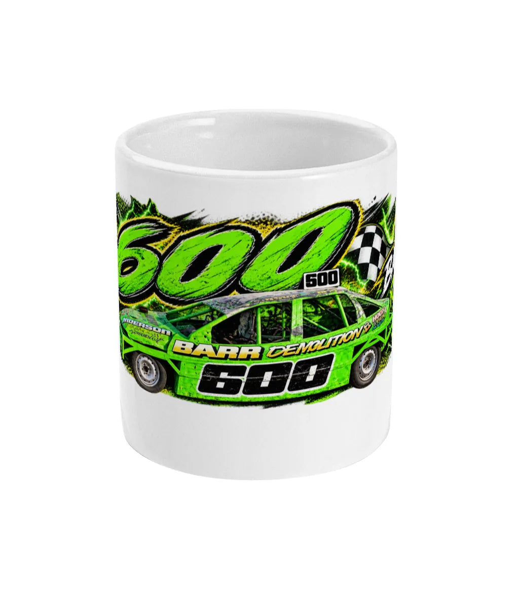 Barry Russell #600 2L Saloon Stock Car Mug – front view