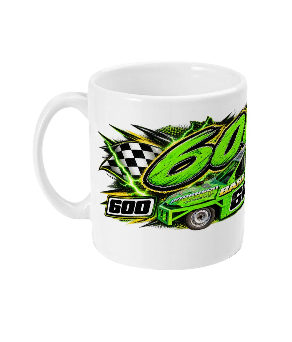 Barry Russell #600 2L Saloon Stock Car Mug – left side view