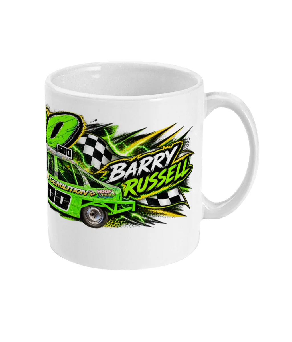 Barry Russell #600 2L Saloon Stock Car Mug – right side view