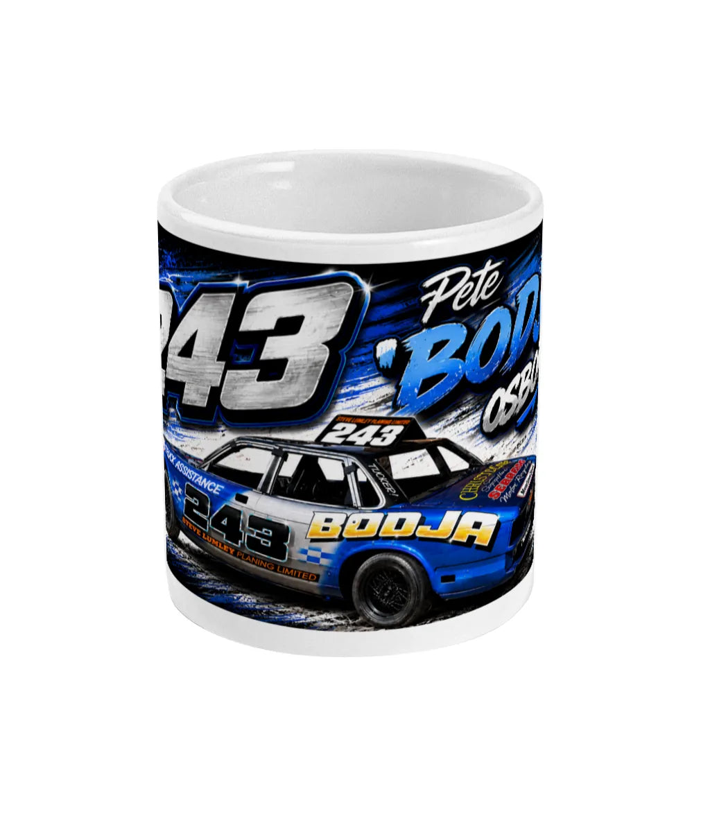 Bodja #243 Banger Racing Mug – front view