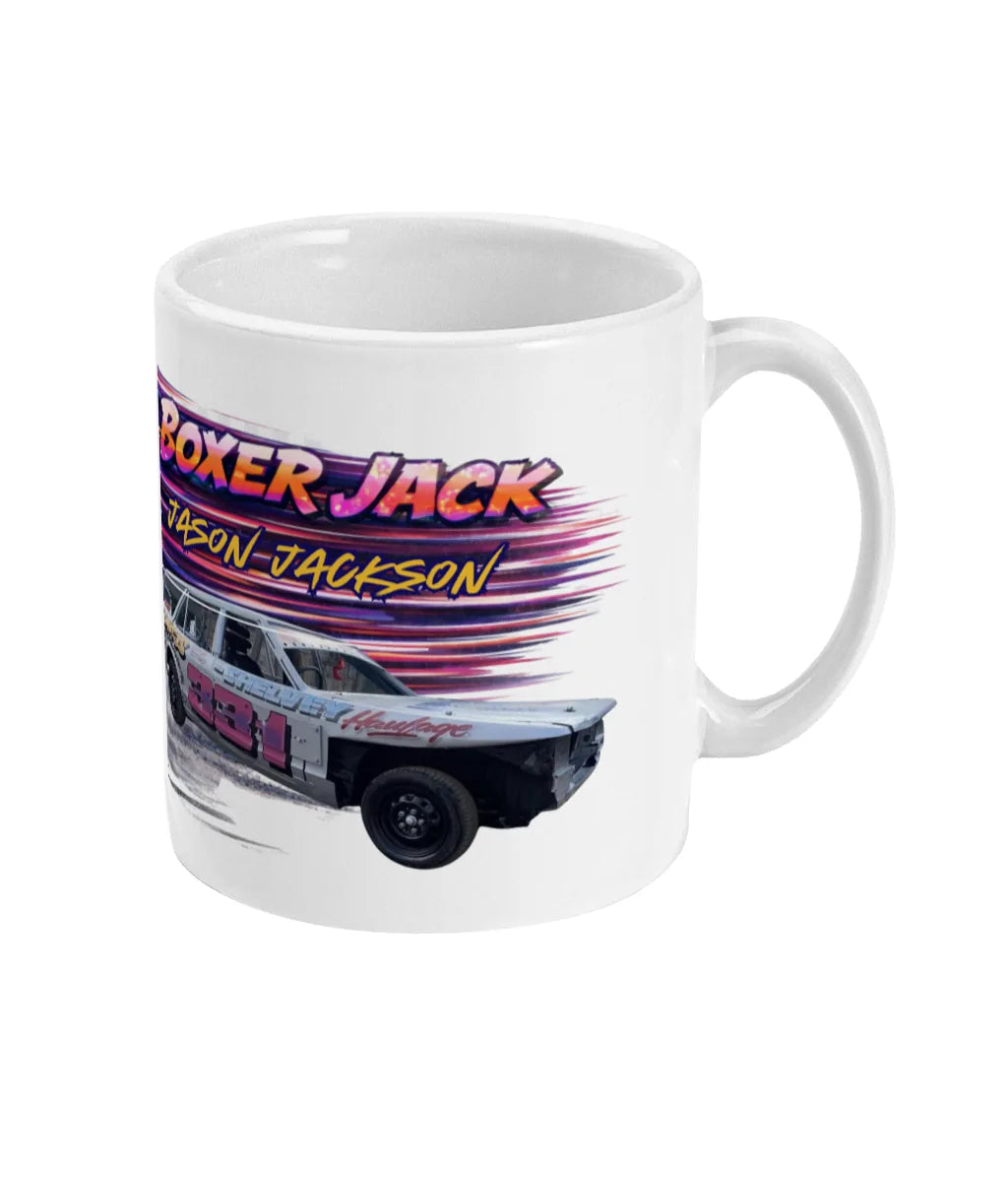 Boxer Jack #331 Banger Racing Mug – right side view