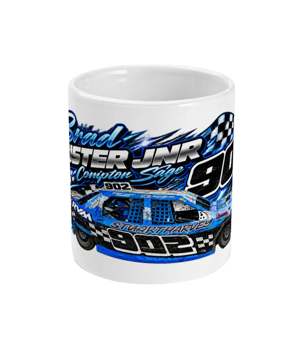 Brad Compton Sage #902 2L Saloon Stock Car Mug – front view