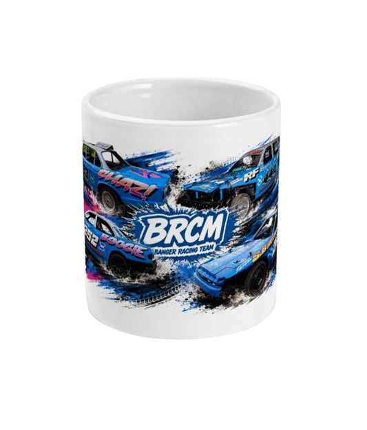 BRCM Banger Racing Mug – front view