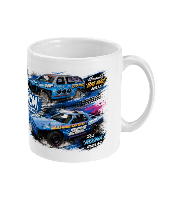 BRCM Banger Racing Mug – right view