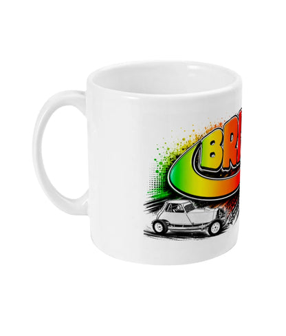 BriSCA F2 Racing Mug – left side view