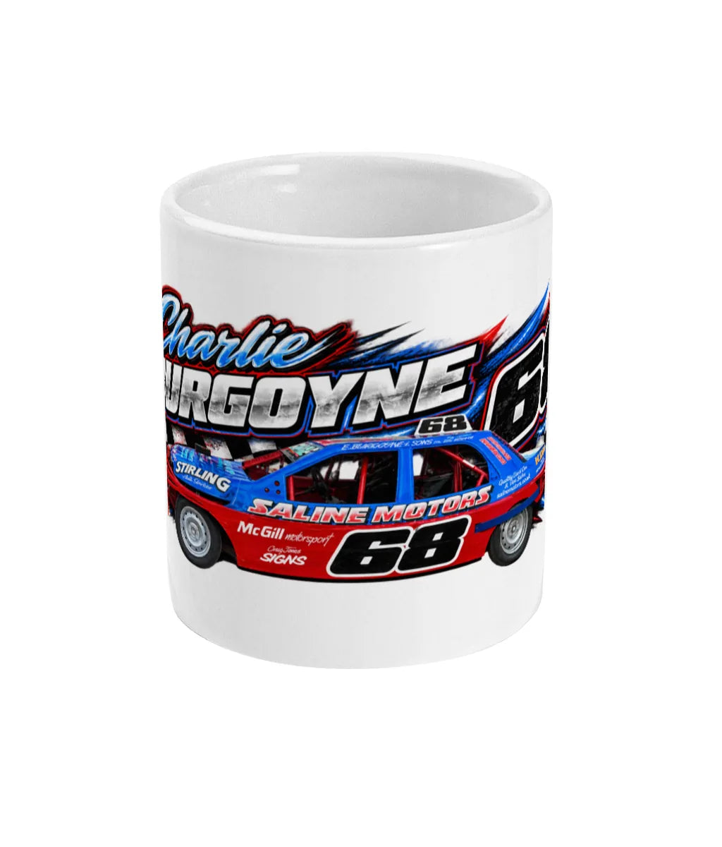 Charlie Burgoyne #68 2L Saloon Stock Car Mug – front view