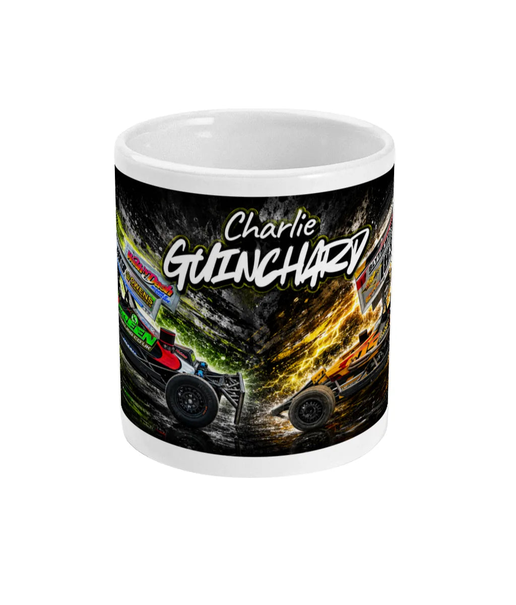 Charlie Guinchard #183 BriSCA F2 Stock Car Mug – front view