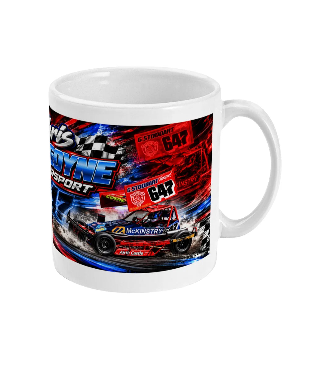 Chris Burgoyne #647 BriSCA F2 Stock Car Mug – right side view