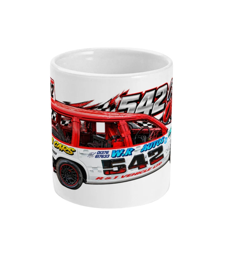 Craig Oliver #542 Banger Racing Mug – front view