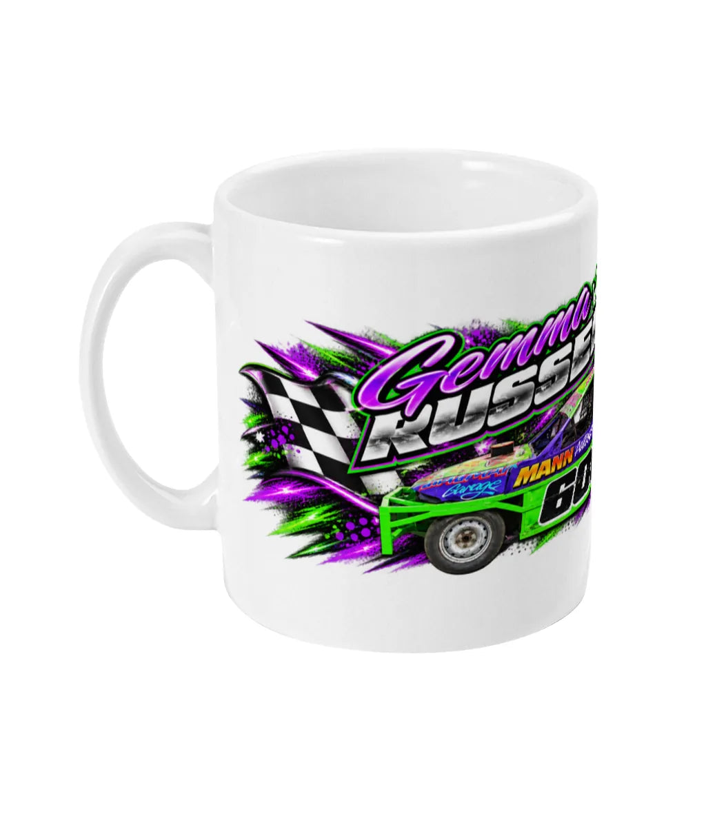 Gemma Russell #608 2L Saloon Stock Car Mug – left side view