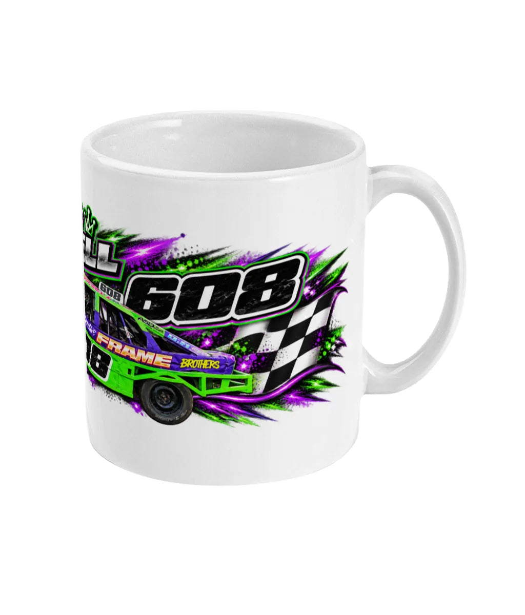 Gemma Russell #608 2L Saloon Stock Car Mug – right side view