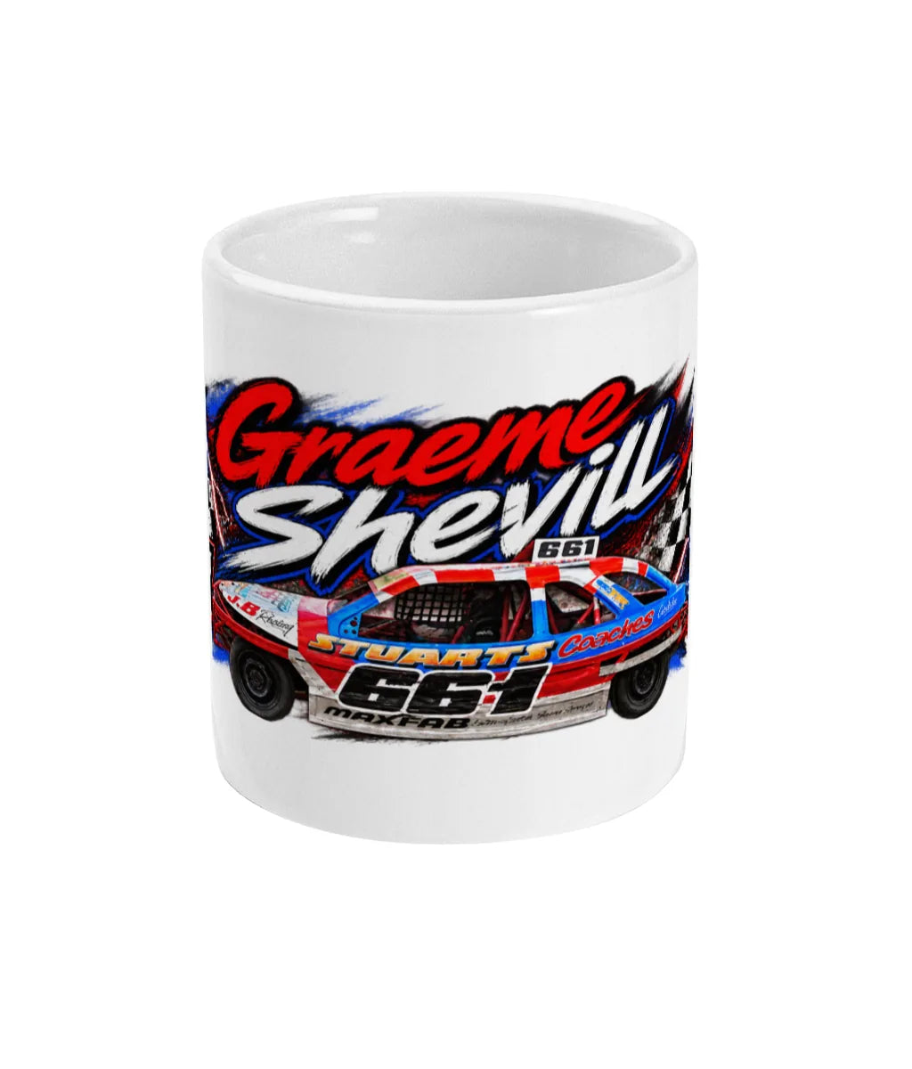 Graeme Shevill #661 2L Saloon Stock Car Mug – front view