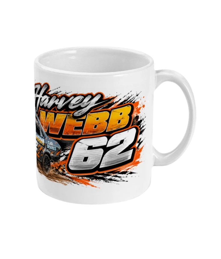 Harvey Webb #62 Banger Racing Mug – right view
