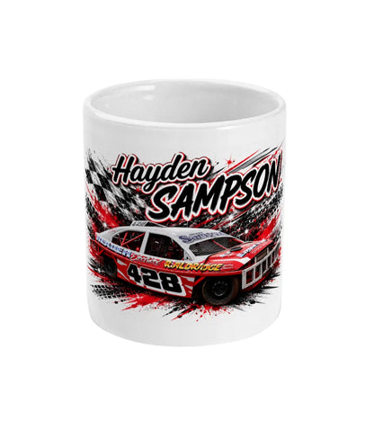 Hayden Sampson #428 2L Saloon Stock Car Mug – front view