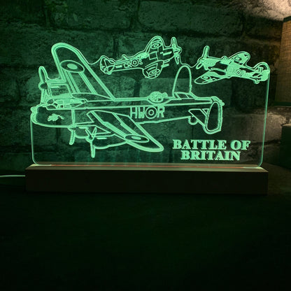 Battle of Britain Aircraft LED Lamp Night Light