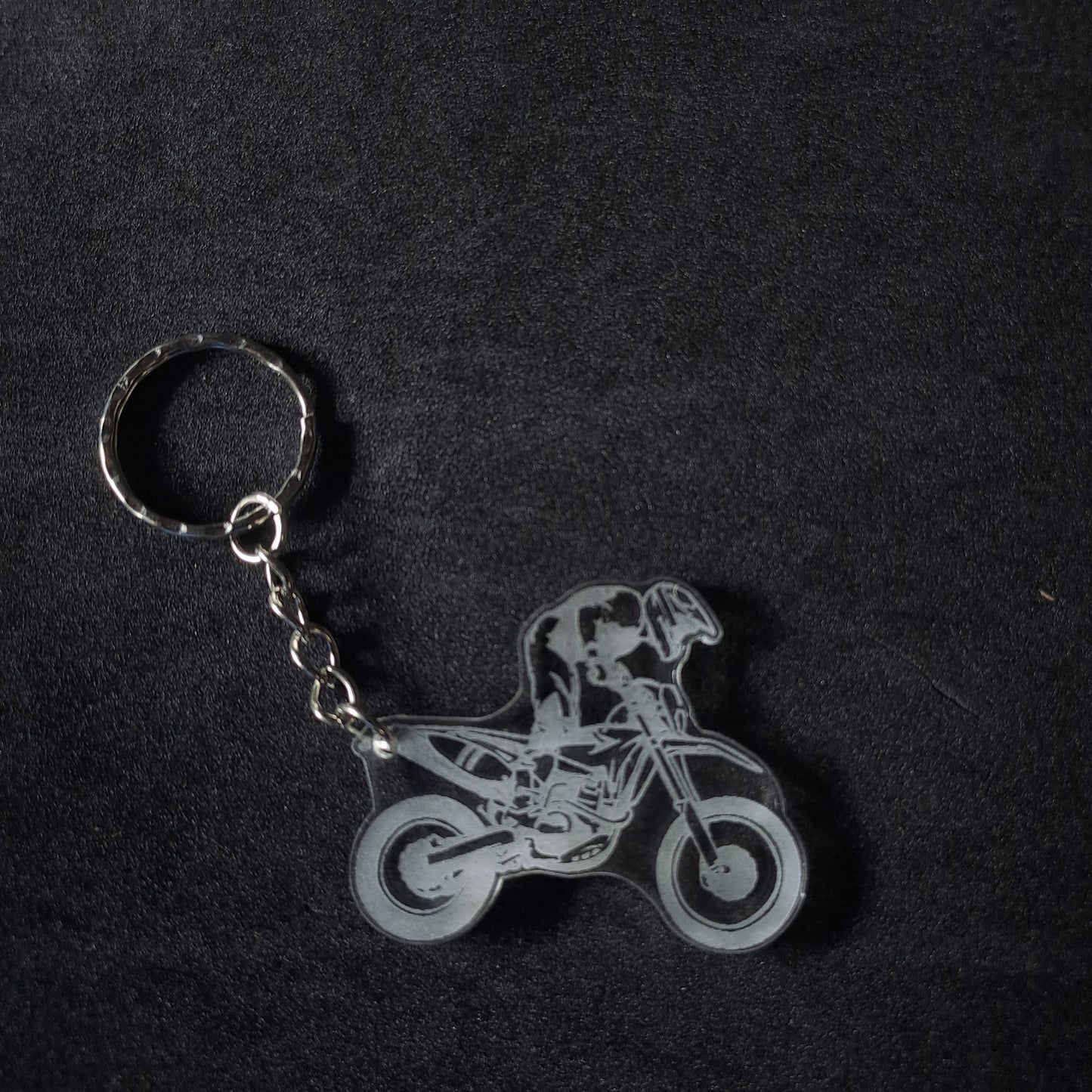 Motor Cross Keyring