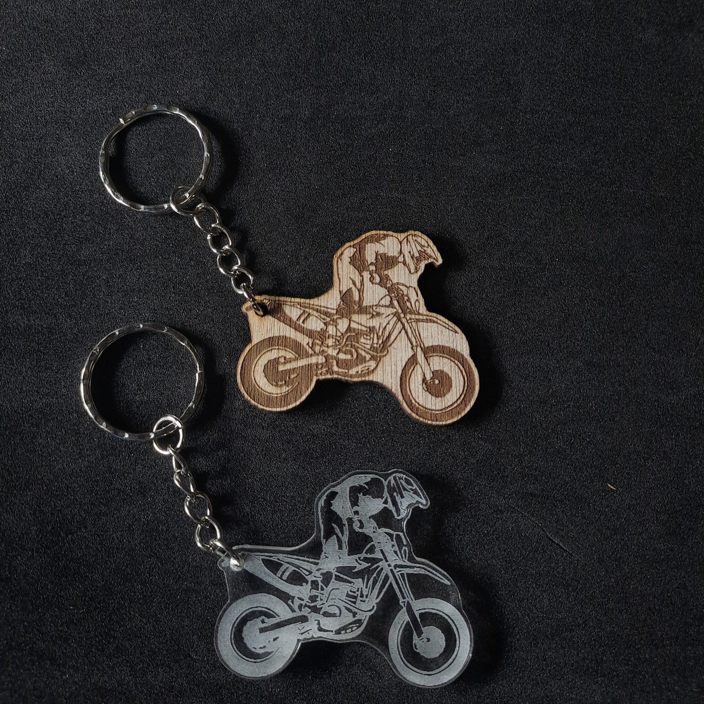 Motor Cross Keyring