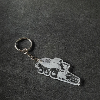 Combine Harvester Keyring