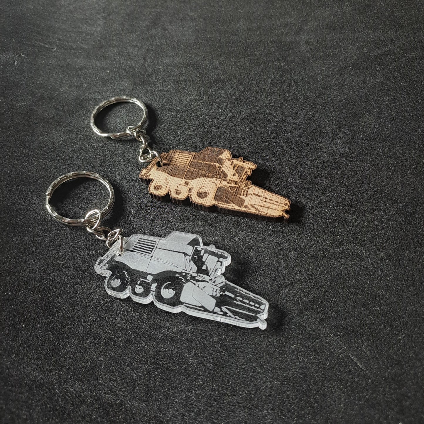 Combine Harvester Keyring